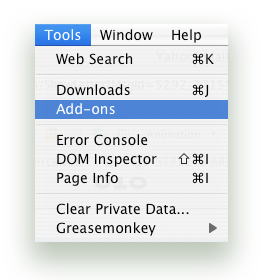tools > add-ons